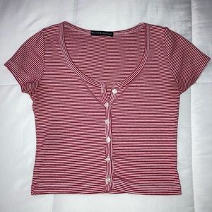 Brandy Melville Red Zelly Top